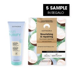 Shampoo Purificante + Maschera Capelli Notte, SEPHORA COLLECTION
